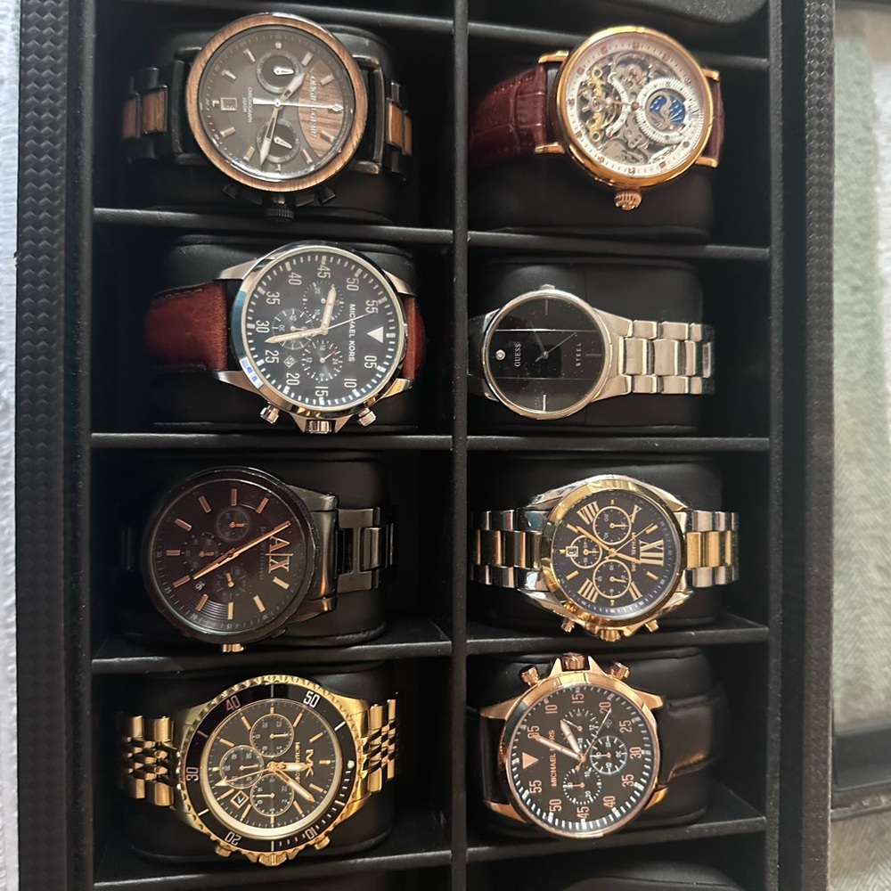 Men’s watches. Price range from $250-$500